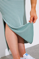 Reversible Stripe Co-Ord Midi Skirt