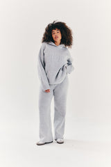 Knitted Wide Leg Co Ord Trouser