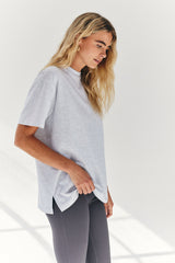 Oversized Boyfriend Embroidered Sleeve T-Shirt