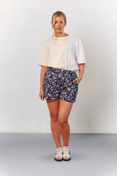 Printed Quilted Shorts