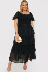 Shirred Bodice Dobby Co-Ord Crop Top