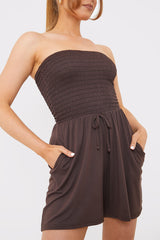Shirred Bust Playsuit