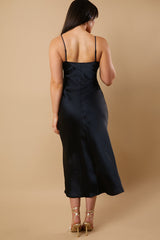 Satin Bias Cut Cami Maxi Dress