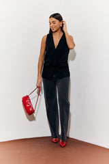 Longline Pocket Detail Waistcoat