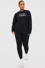 Not Just A Mother Slogan Sweater