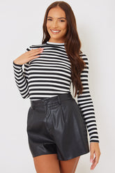 Ribbed Long Sleeve Top