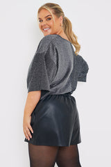 Glitter Embellished T Shirt