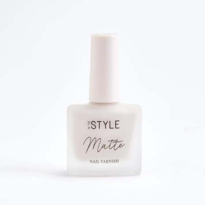 Matte Nail Varnish Bone White