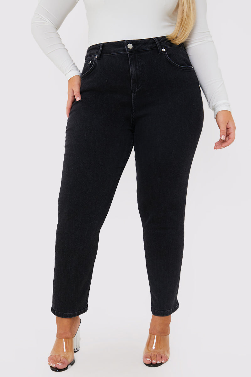 Stretch Straight Jeans