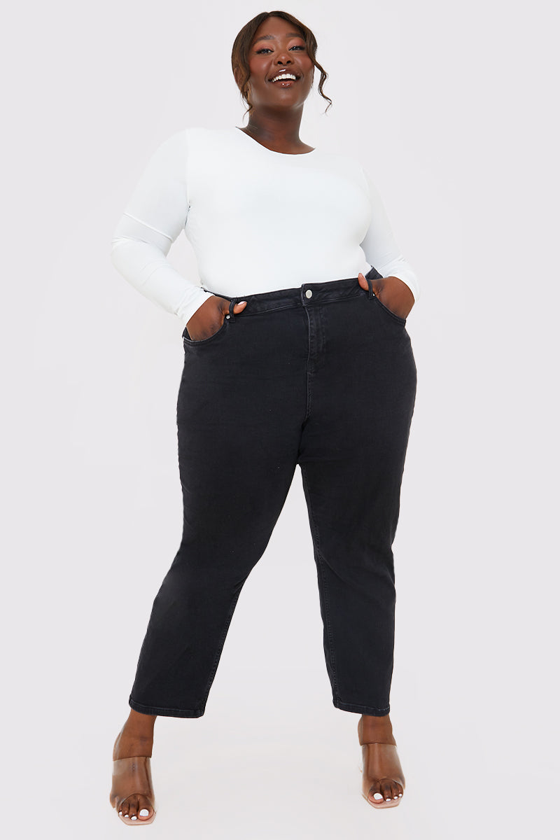 Stretch Straight Jeans