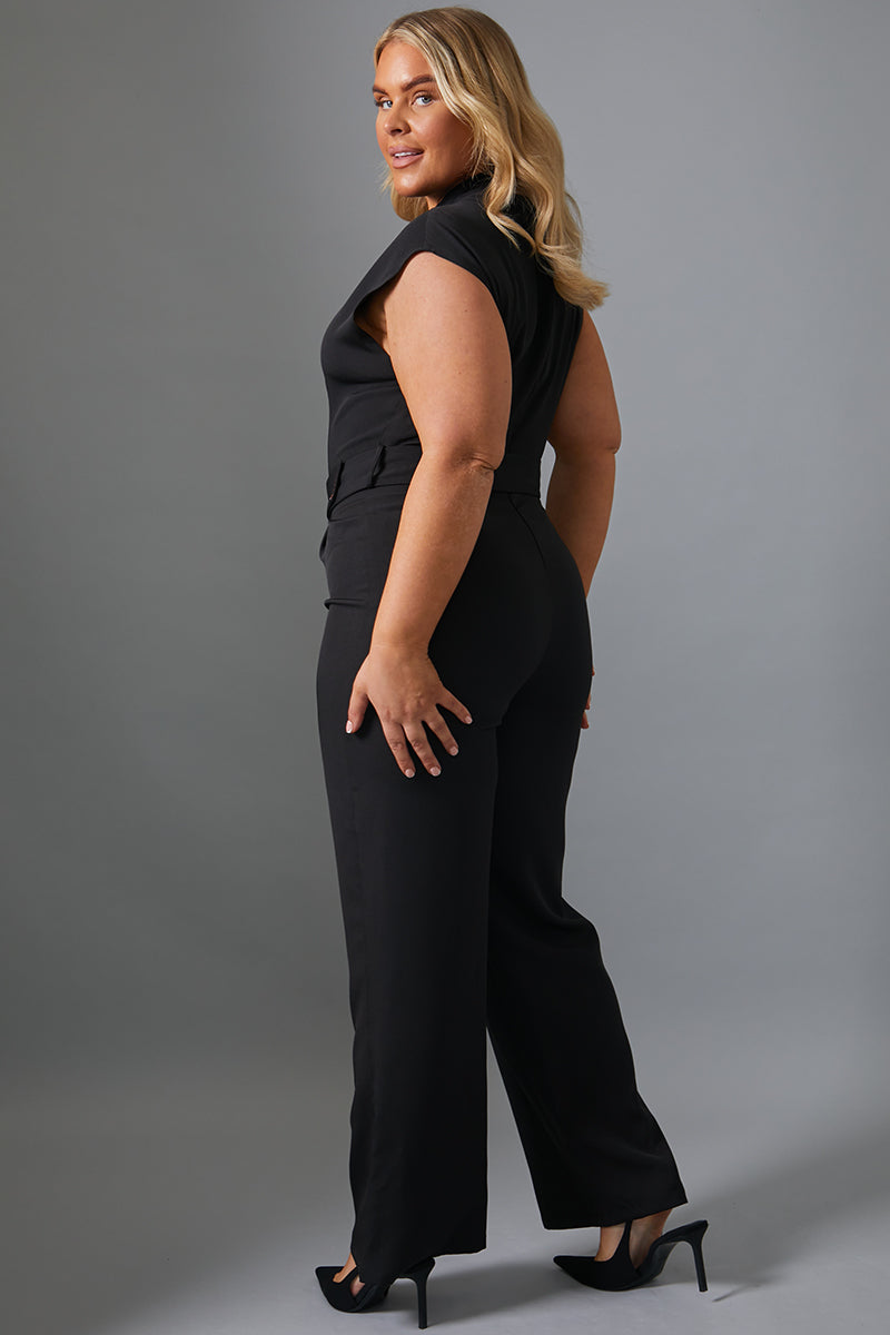 Key Hole Front Jumpsuit