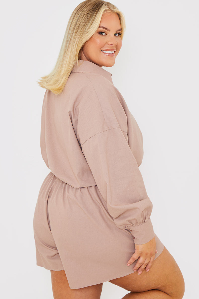 Linen Look Floaty Co-Ord Shorts