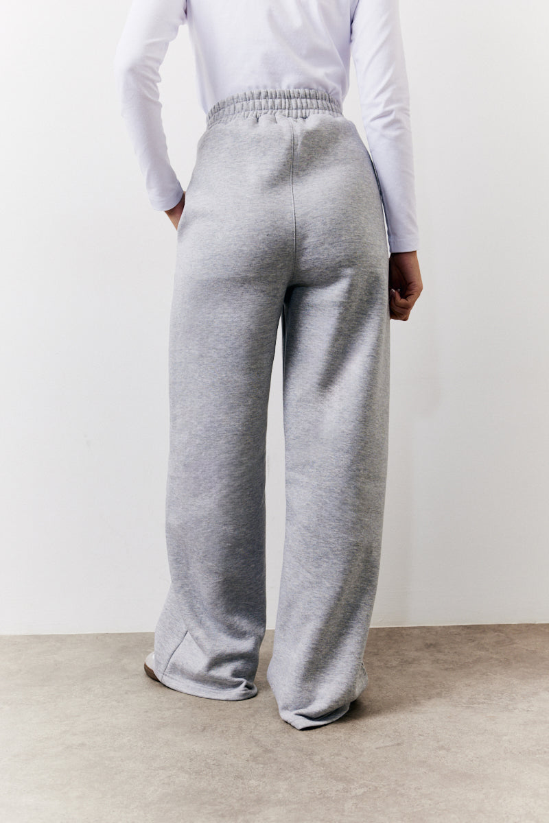 Grey Straight Leg Jogger