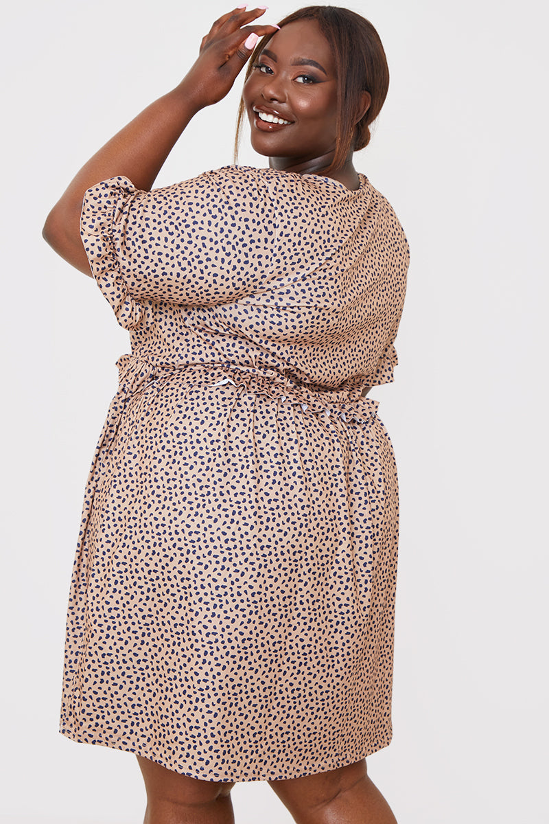 V Neck Skater Dress