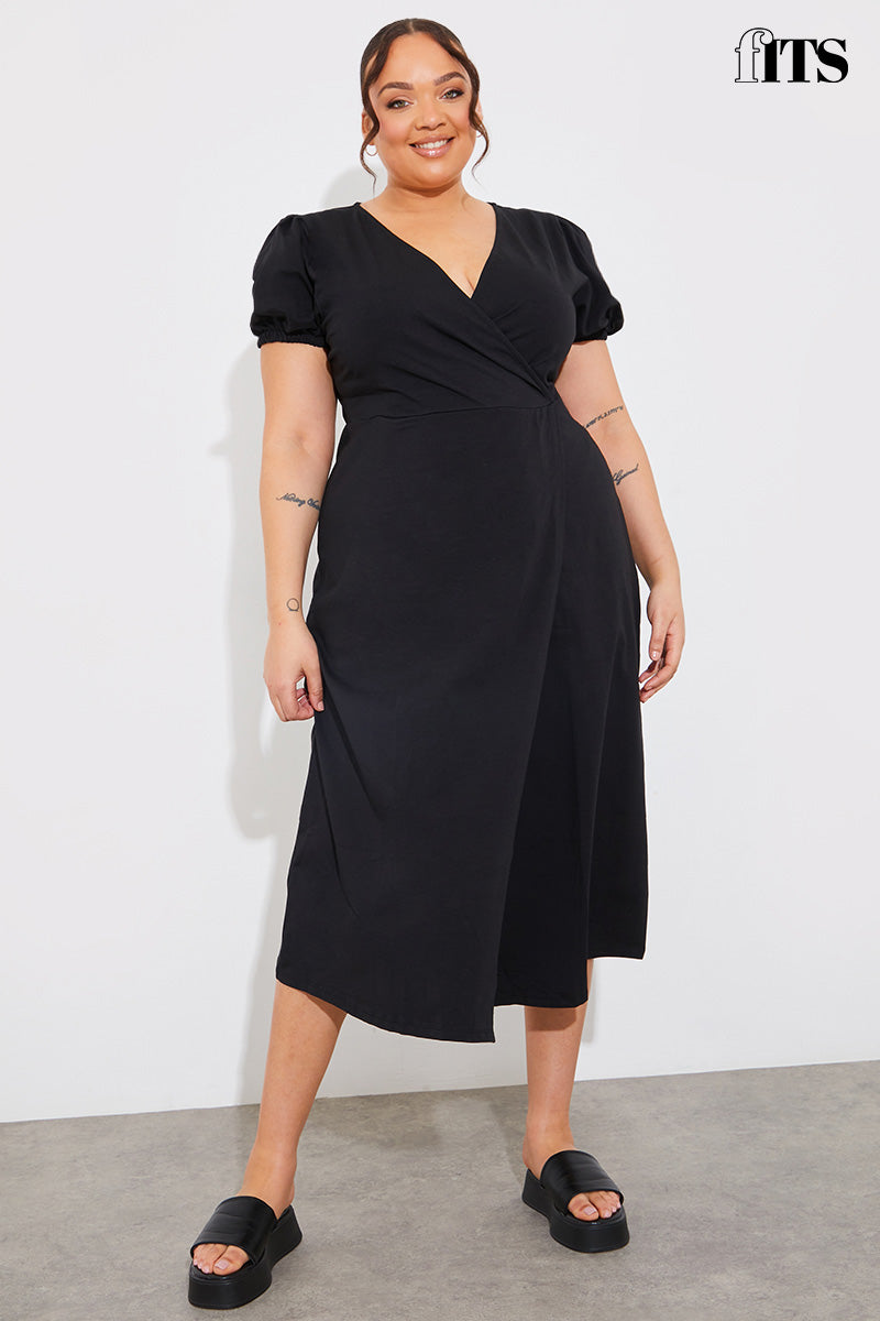 Wrap Midaxi Dress