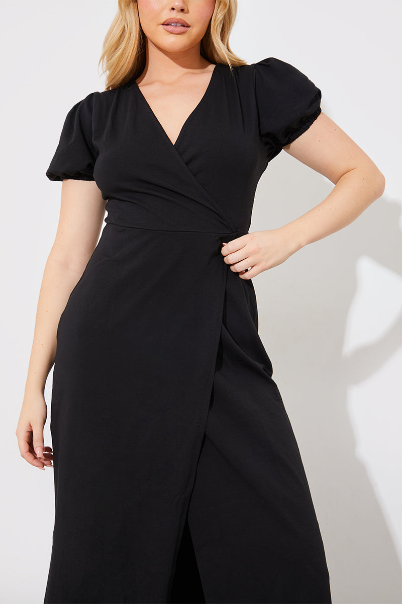 Wrap Midaxi Dress