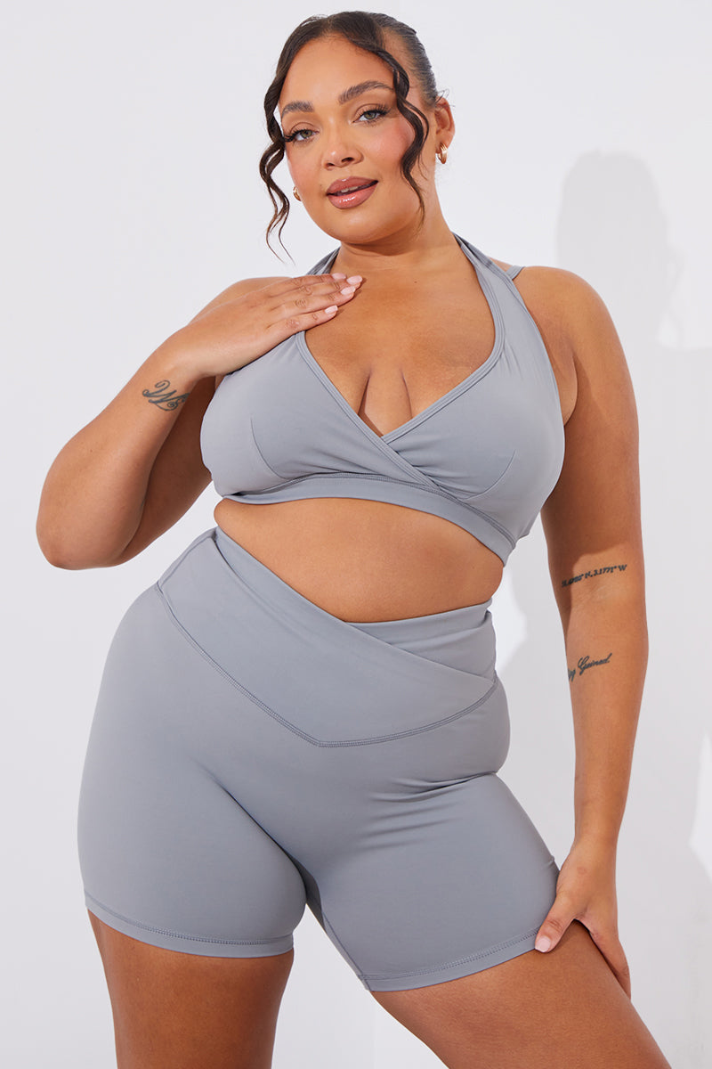 Soft Touch Medium Support Halter Neck Sports Bra