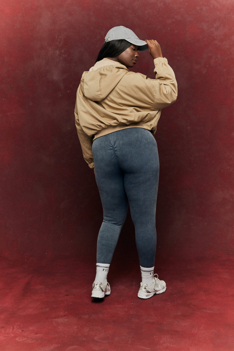 Charcoal Grey Seamless High Waist Bum Boosting Leggings