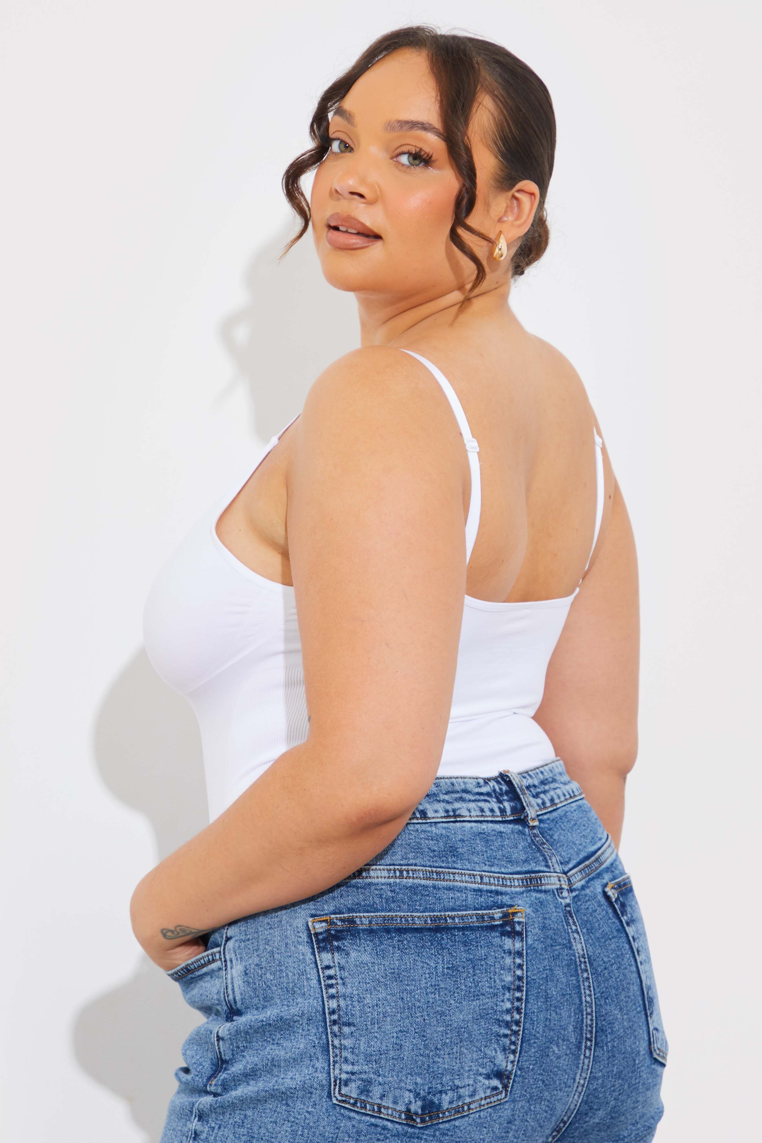 Seamless Strappy Snatched Shapewear Bodysuit