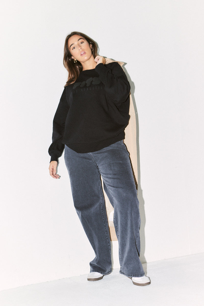 Printed Fits Crew Neck Sweatshirt