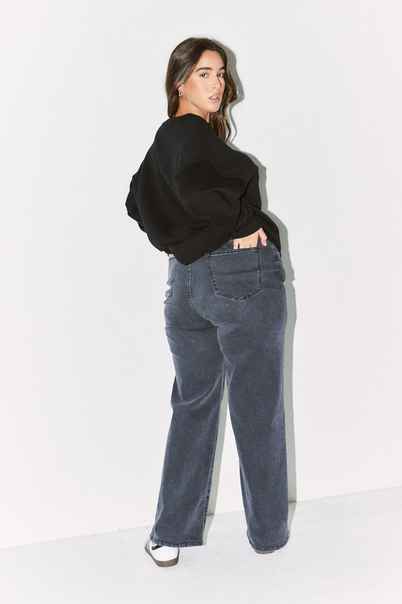 Printed Fits Crew Neck Sweatshirt