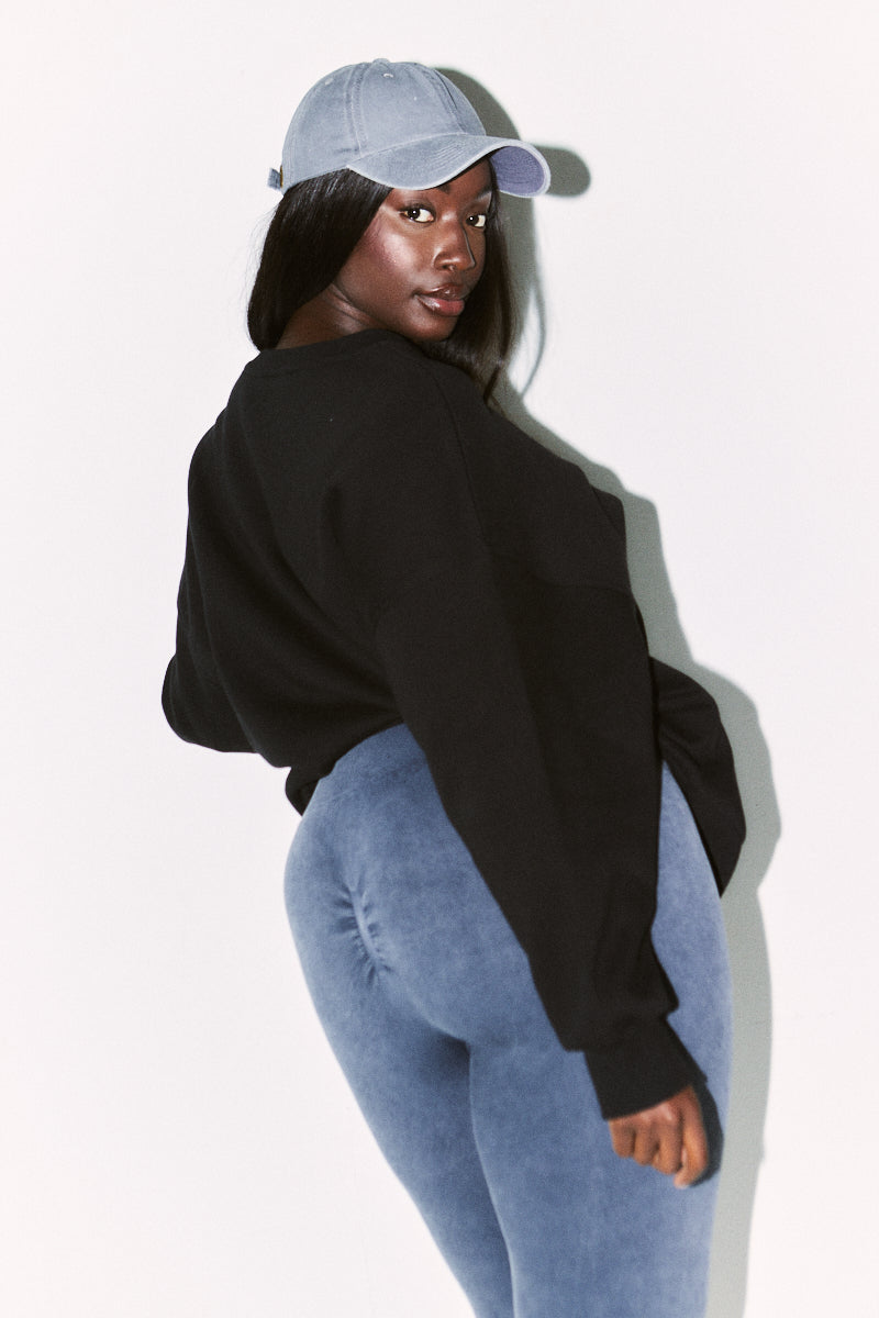 Printed Fits Crew Neck Sweatshirt