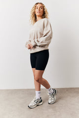 Stone Fits Leisure Club Graphic Oversized Sweatshirt