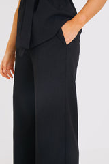 Textured Wide Leg Co-Ord Trousers
