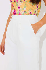 Wide Leg Tailored Trousers
