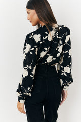 Floral Wrap Bodysuit