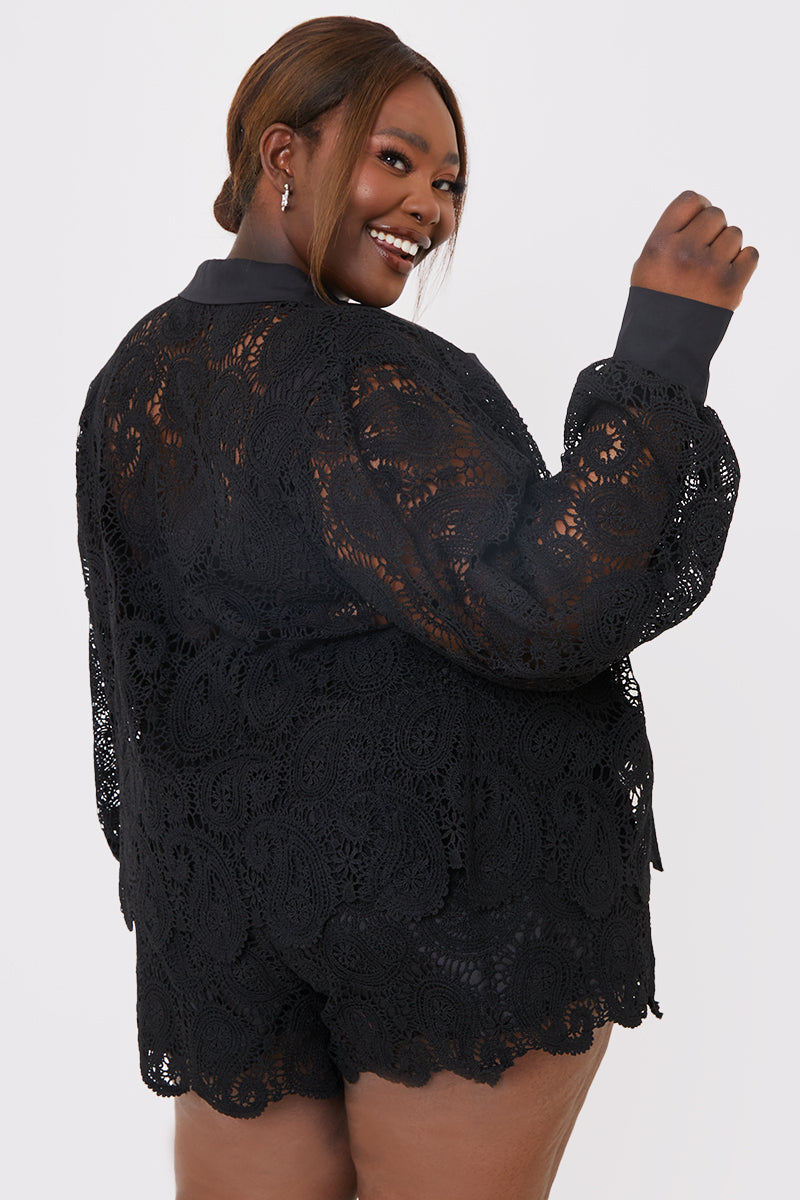 Lace Co Ord Shirt