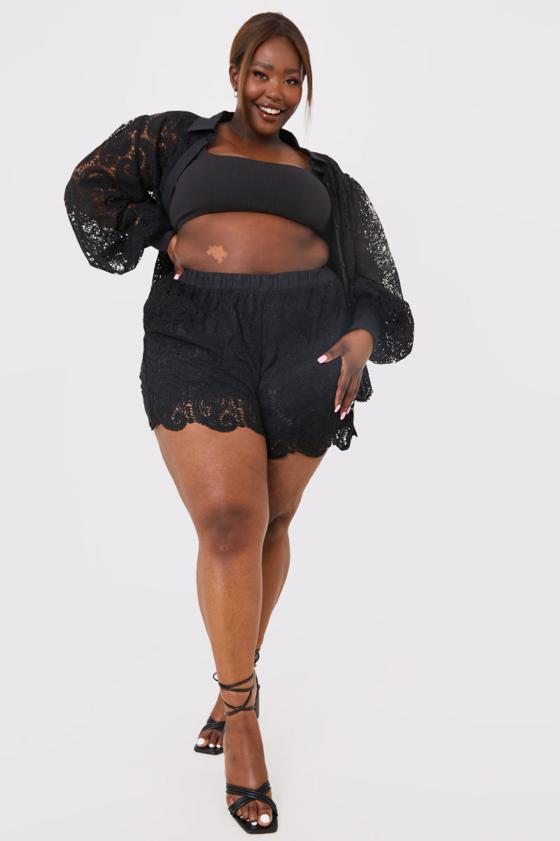 Lace Co Ord Shirt