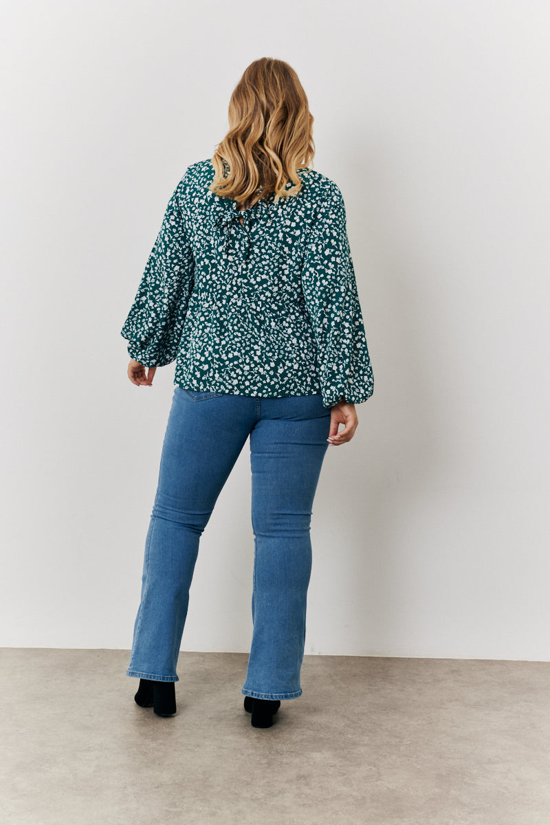 Floral Printed Smock Top