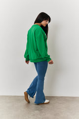 Paris Embroidered Slogan Sweatshirt