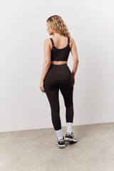 Chocolate Adjustable Sports Co-Ord Bra