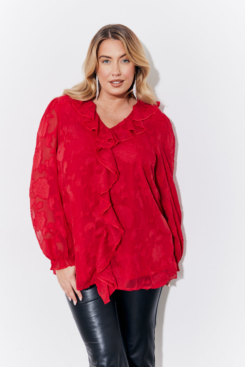 Ruffle Blouse