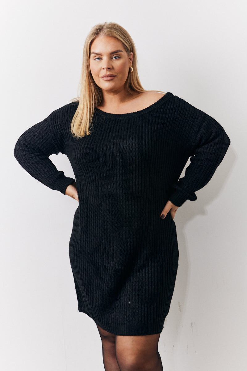 Off The Shoulder Knitted Dress