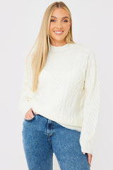 Recycled Cable Knitted Jumper
