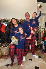 Kids 'Merry' Tartan Print Matching Family PJ Set