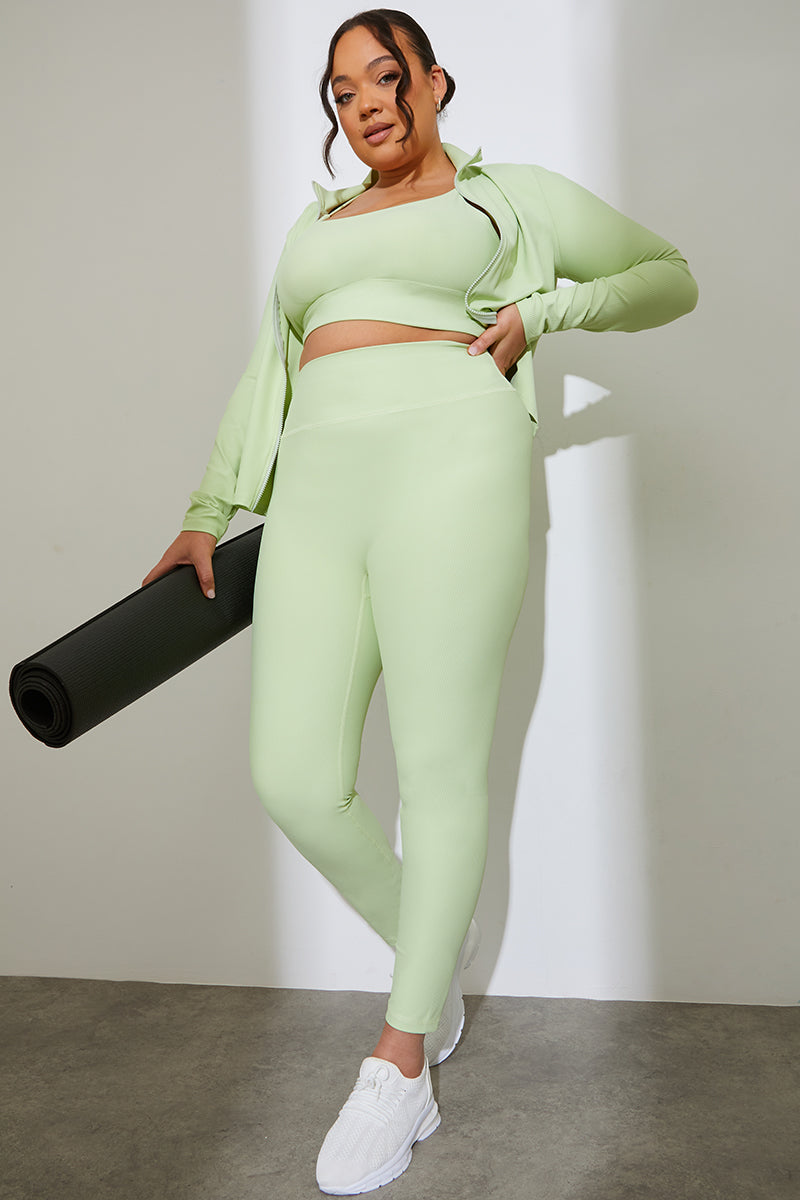 Sculpt Ribbed Sports Leggings