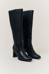 Kylie Heeled High Leg Boot