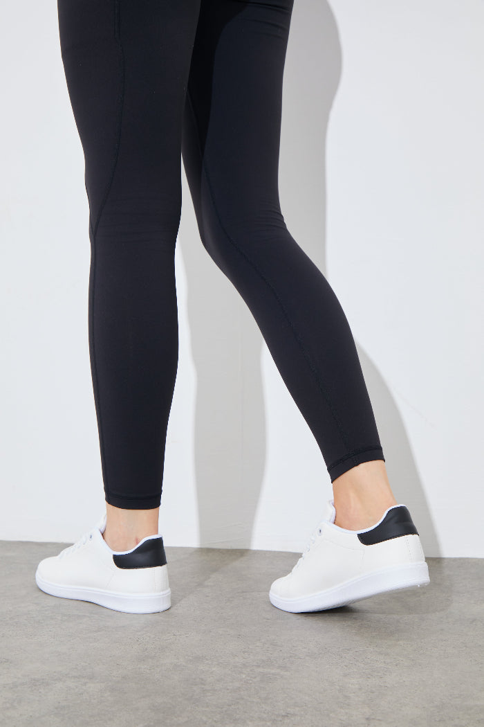 Contrast Colour Heel Lace up Trainers