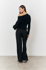 Off Shoulder Knit Jumper