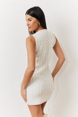 Pearl Trim Dress