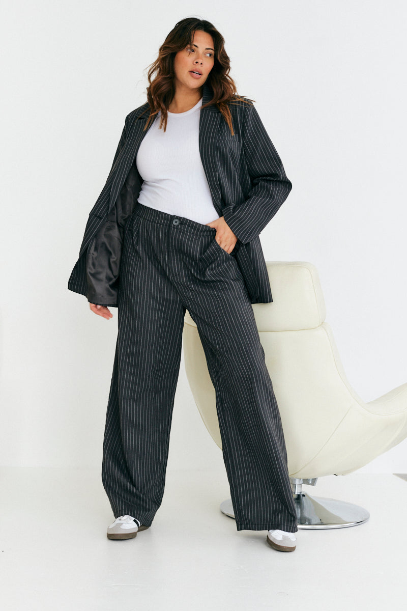 Tailored Pinstripe Co-Ord Blazer