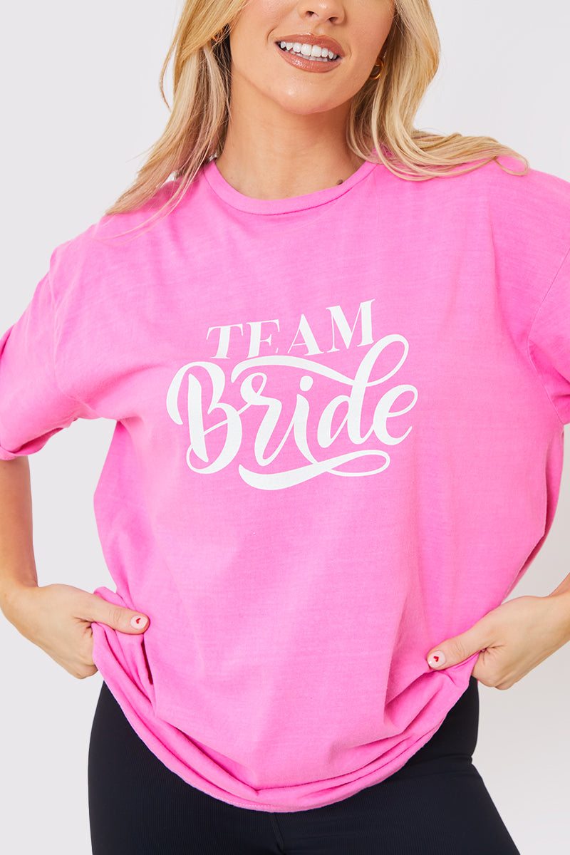 Team Bride Slogan T-Shirt