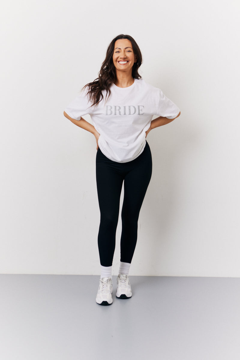White Bride Slogan T-Shirt