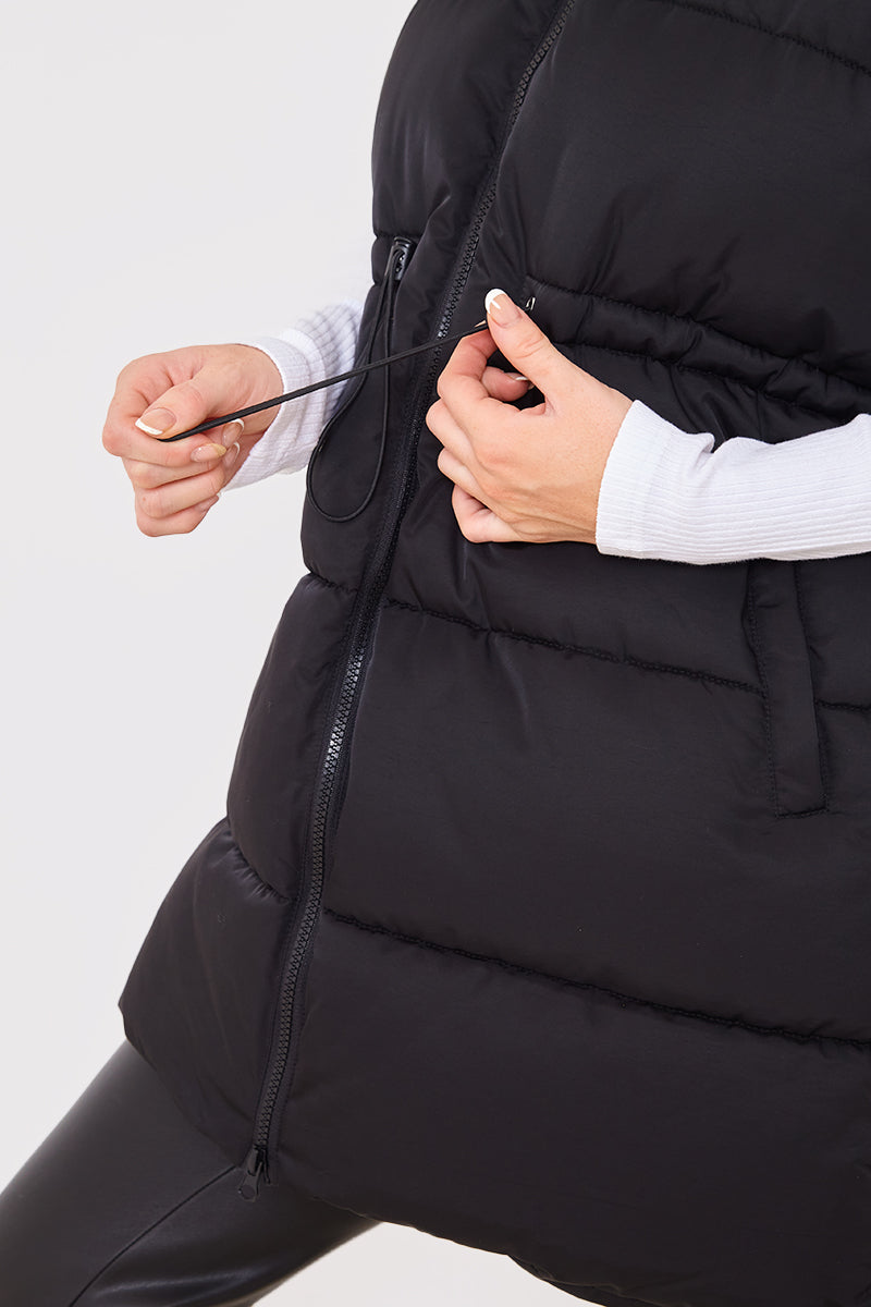 Cinched Waist Gilet
