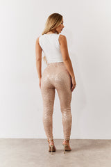 Gold Premium Sequin Leggings