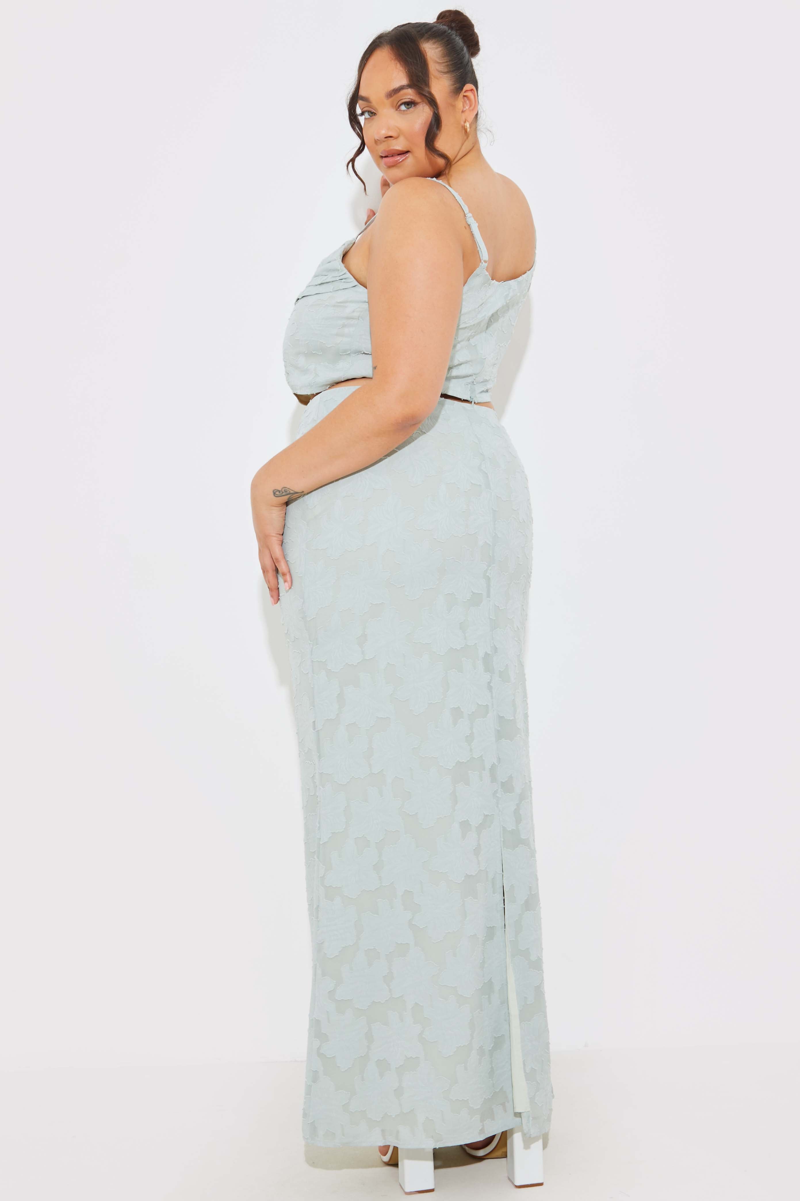 Jacquard Co-Ord Maxi Skirt